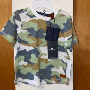 💚NWT 7 for all Mankind 18 M Camouflage Shirt